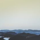 A moody mountain landscape