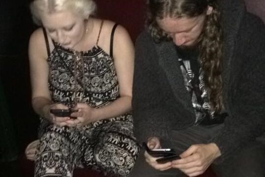 Pixie in a club catching Pokemon!