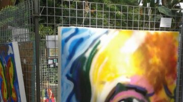 Painting in the Winter Gardens