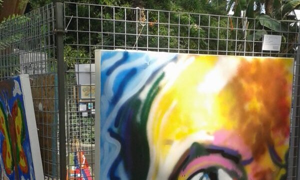 Painting in the Winter Gardens