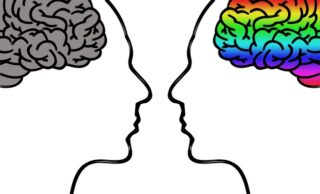 Colourful brain