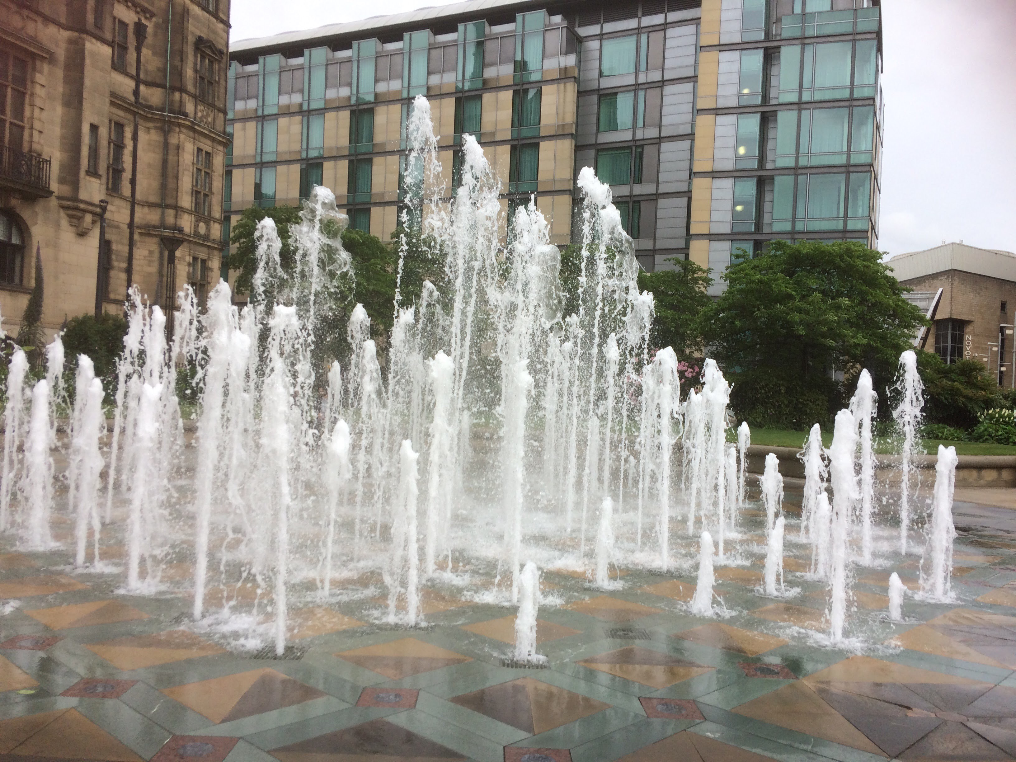 Fountains at peace gardens