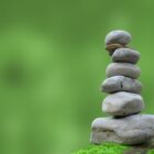 natural stones placed on top of each other forming a tower