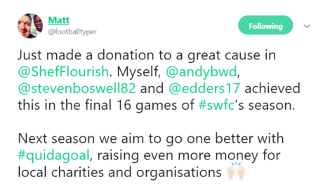 Matt's tweet