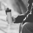 Man with flask