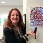 Elesha with her work