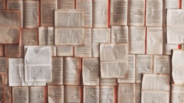 Photo of pages of books