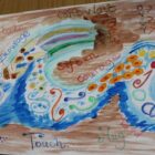 Nature and wellbeing course painting