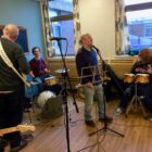 Alice Grenville: Open Door Music lead an Open Mic Session on Maple Ward, Northern General Hospital