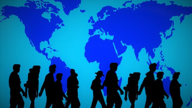 refugees journeying
