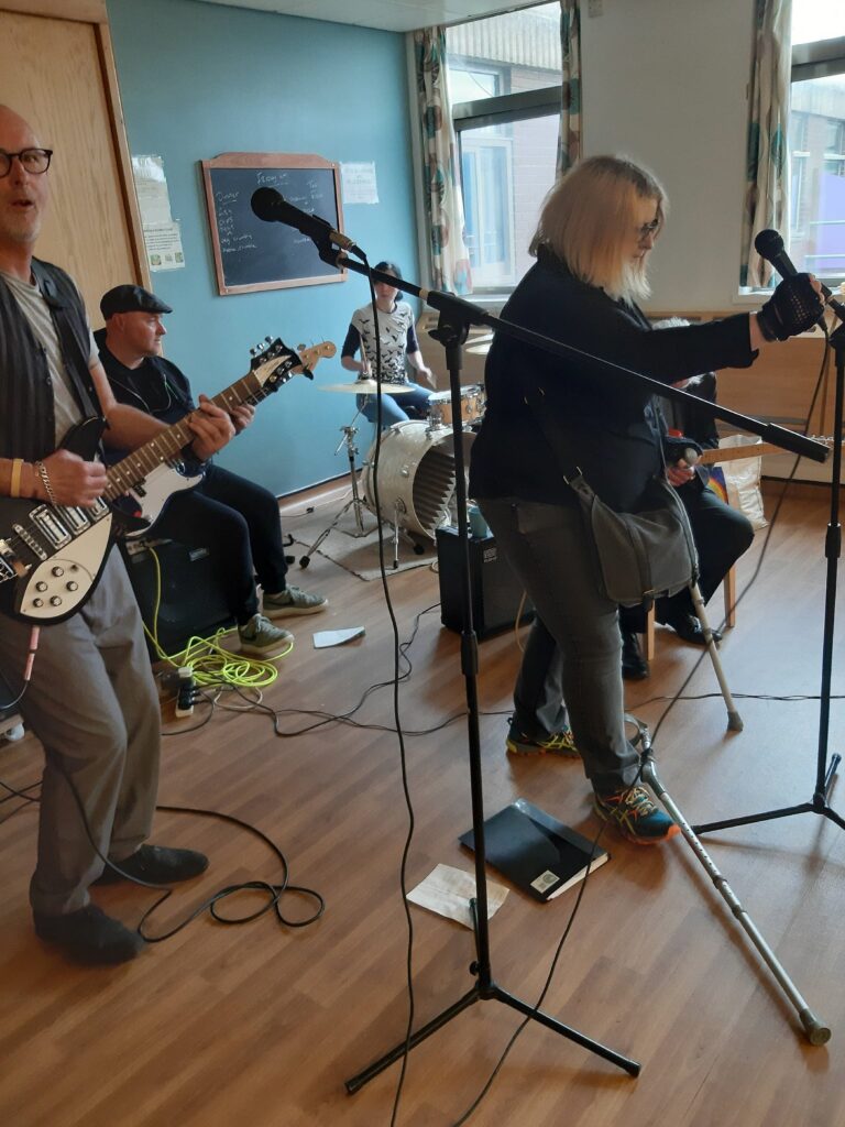 Rocking out on the wards