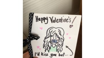 Valentine card in quarantine