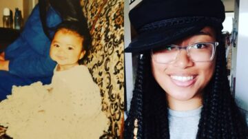 Kat Love growing up