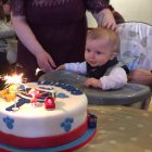 Photo of Gabriel's first birthday