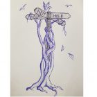Drawing of tree by David Atkinson