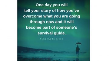 Quotation about telling your story