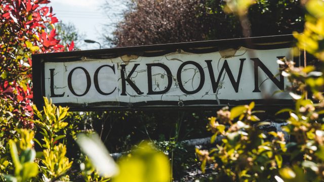 lockdown street sign